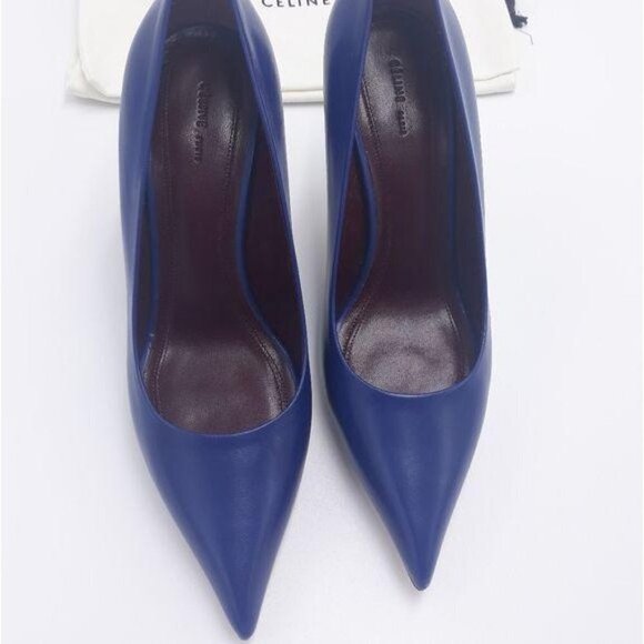 Celine Shoes Point Toe Pump Heel Sz 37 - Picture 3 of 7